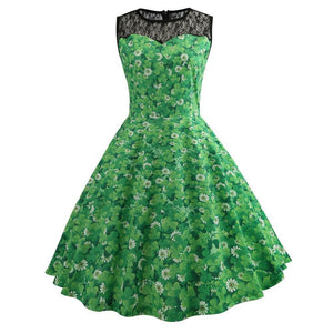 St. Patrick's 1950's Vintage Dress