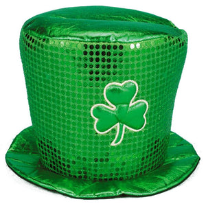St. Patrick's Day Green Clover Hat