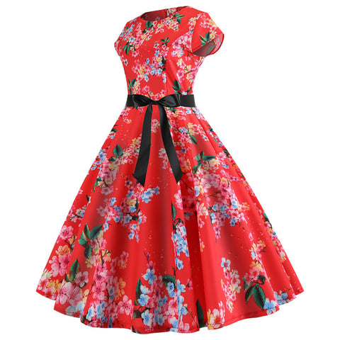 Image of 1950s Rockabilly Cocktail Party Dress - Itopfox