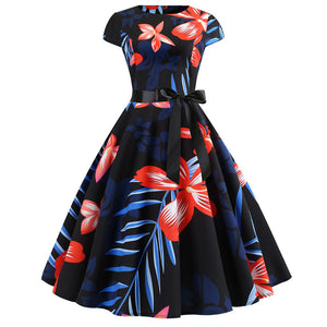 1950's Retro Cocktail Dress - Itopfox