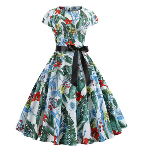 Image of 1950's Bowknot Vintage Cocktail Party Dress - Itopfox