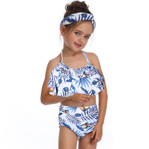 High Waist Two Piece Swimwear - Itopfox