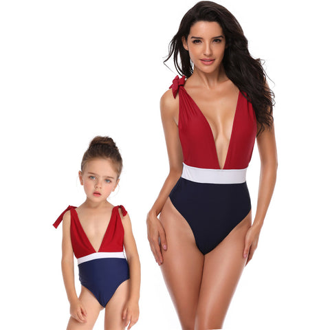 Image of Bowknot One-Piece Swimsuit - Itopfox