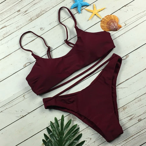 Image of Two Pieces Bikini Bathing Suit - Itopfox