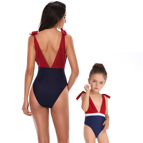 Image of Bowknot One-Piece Swimsuit - Itopfox
