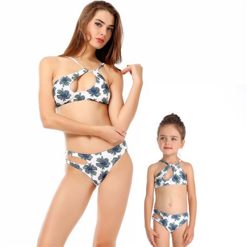 Image of Halter Two Piece Swimwear - Itopfox