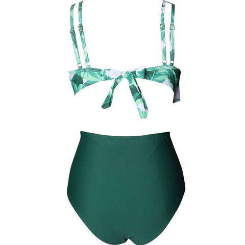 Image of Ruffle Layered High Waist Swimwear - Itopfox