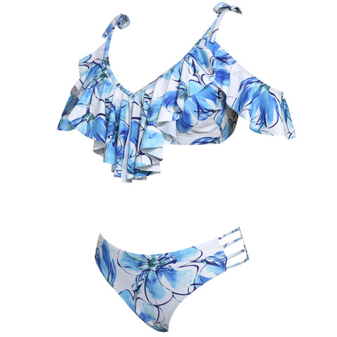 Image of Layered Two Piece Bikini Set - Itopfox