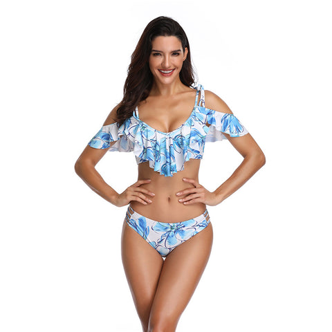 Image of Layered Two Piece Bikini Set - Itopfox