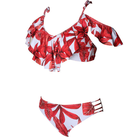 Image of Layered Two Piece Bikini Set - Itopfox