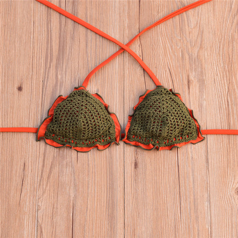 Image of Knit Two Pieces Bikini Set - Itopfox