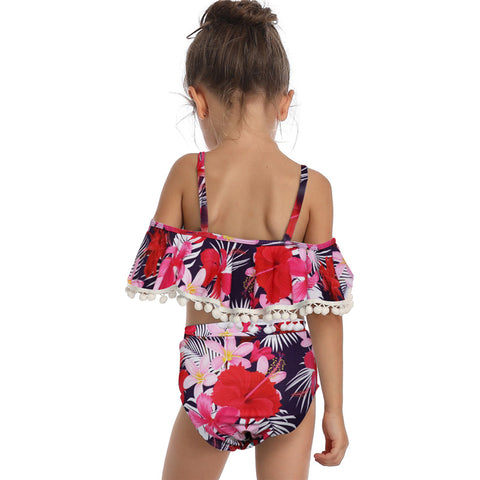 Image of Falbala Layered Halter Two Piece - Itopfox