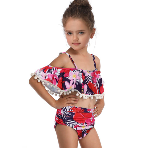 Image of Falbala Layered Halter Two Piece - Itopfox