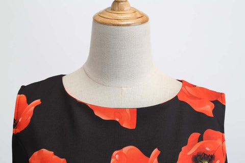 Image of Bowknot Tunic Hepburn Dress - Itopfox