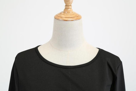 Image of Long Sleeve Vintage Hepburn Dress - Itopfox