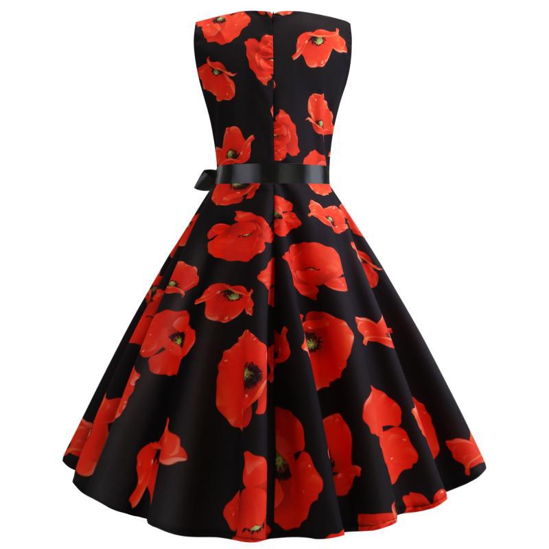 Bowknot Tunic Hepburn Dress - Itopfox
