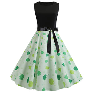 1950's Vintage Hepburn Tea Party Dress - Itopfox