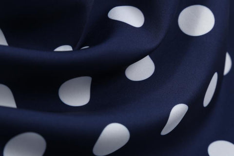 Image of Polka Dots Vintage Dress With Belt - Itopfox