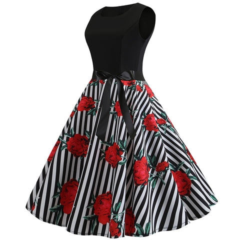 Image of Classic Vintage Tea Party Cocktail Dress - Itopfox