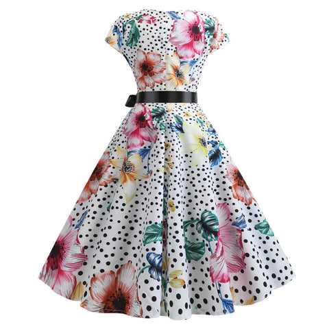 Image of 1950's Bowknot Vintage Cocktail Party Dress - Itopfox