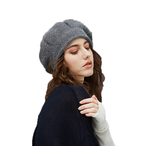 Wool Beret With Vintage Style - Itopfox
