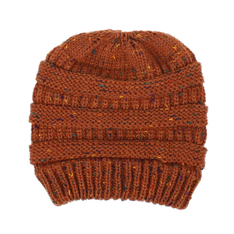 Image of Confetti Chunky Knit Beanie Hat - Itopfox