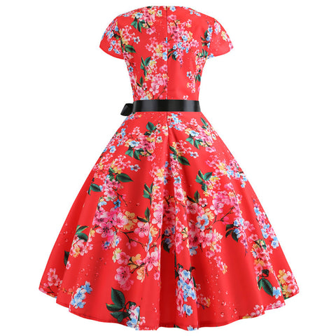 Image of 1950s Rockabilly Cocktail Party Dress - Itopfox