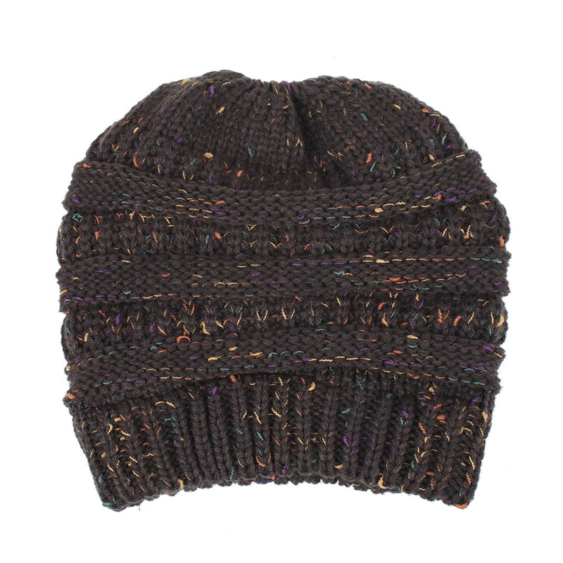 Confetti Chunky Knit Beanie Hat - Itopfox