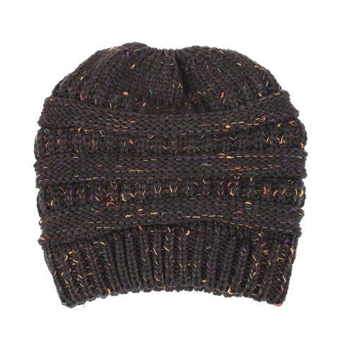 Image of Confetti Chunky Knit Beanie Hat - Itopfox
