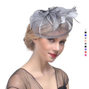 Pill Hat Bridal Cocktail Fascinators - Itopfox