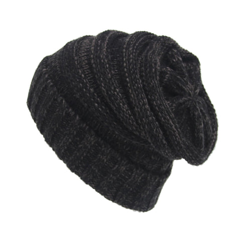 Image of Chunky Slouchy Knit Beanie Hat - Itopfox