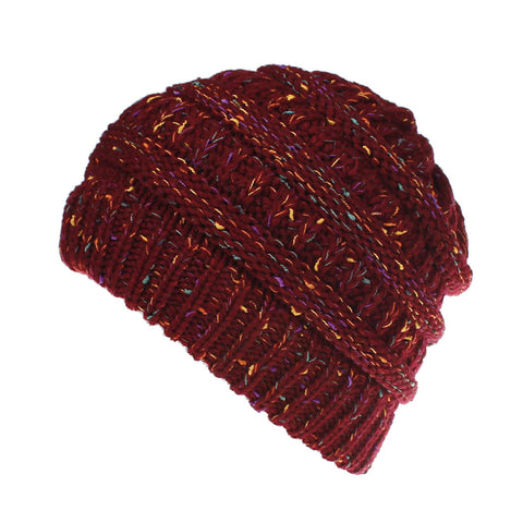 Image of Confetti Chunky Knit Beanie Hat - Itopfox