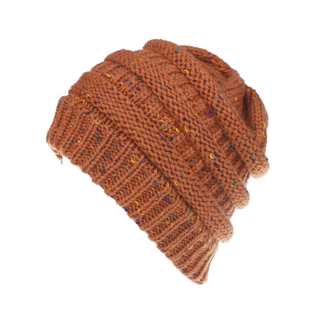 Image of Confetti Chunky Knit Beanie Hat - Itopfox