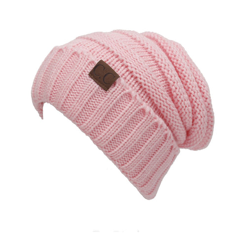 Image of Chunky Knit Beanie Hat (With CC Label) - Itopfox