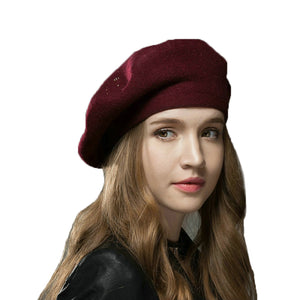 Artist Hats French Style Wool Berets - Itopfox