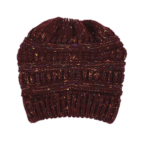 Image of Confetti Chunky Knit Beanie Hat - Itopfox