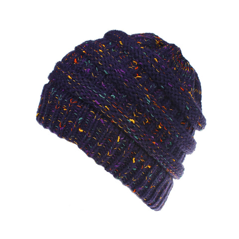Image of Confetti Chunky Knit Beanie Hat - Itopfox