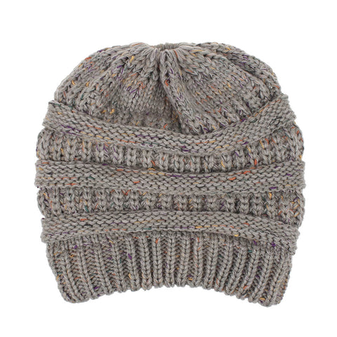 Image of Confetti Chunky Knit Beanie Hat - Itopfox