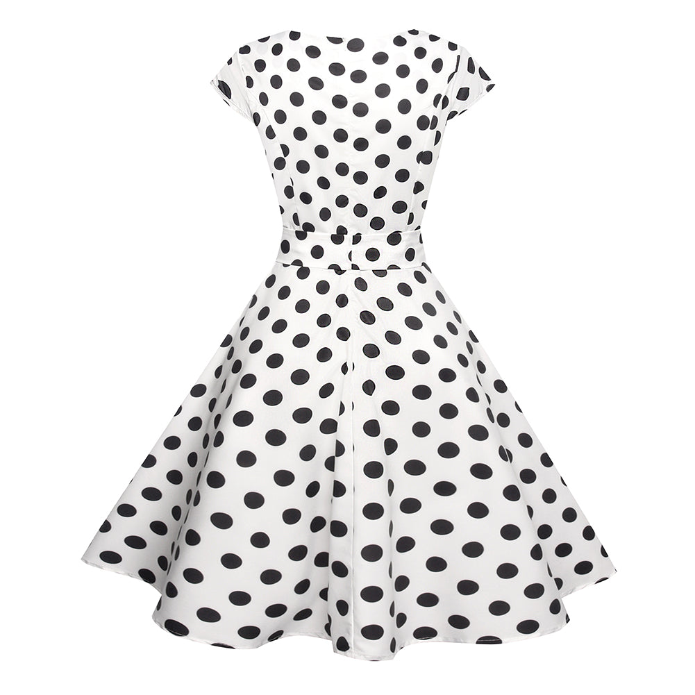 1950's Hepburn Cocktail Party Dress - Itopfox