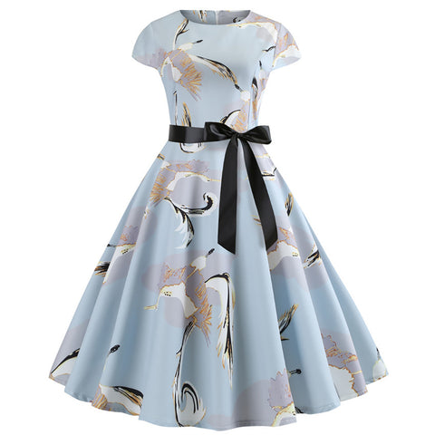Image of 1950's Bowknot Vintage Cocktail Party Dress - Itopfox
