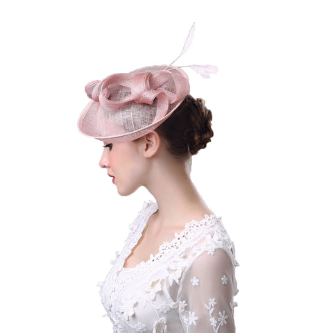 Image of Pill Hat Fascinator Wedding Headwear - Itopfox