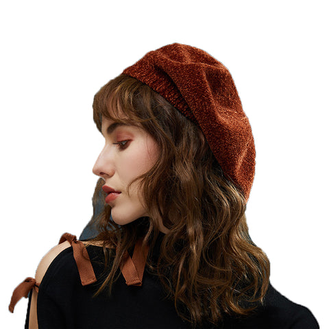 Vintage Wool Beret Hat - Itopfox