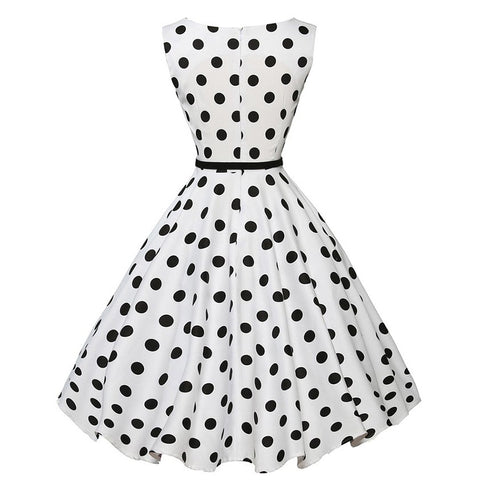 Image of Polka Dots Vintage Tea Party Dress - Itopfox