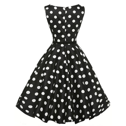 Image of Polka Dots Vintage Tea Party Dress - Itopfox