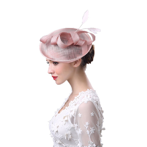 Image of Pill Hat Fascinator Wedding Headwear - Itopfox