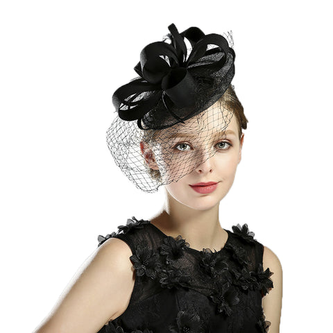 Image of Veil Tea Party Cocktail Fascinators - Itopfox