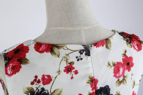 Image of Sleeveless 50s Vintage Dress - Itopfox