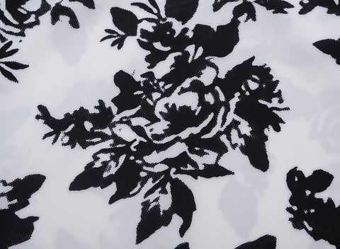 Image of Classic Vintage Floral Hepburn Dress - Itopfox