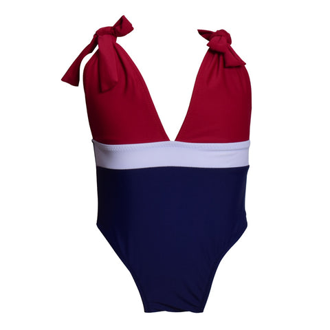 Image of Bowknot One-Piece Swimsuit - Itopfox