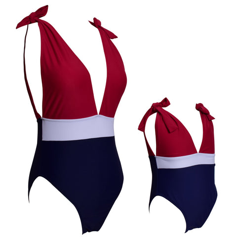 Image of Bowknot One-Piece Swimsuit - Itopfox